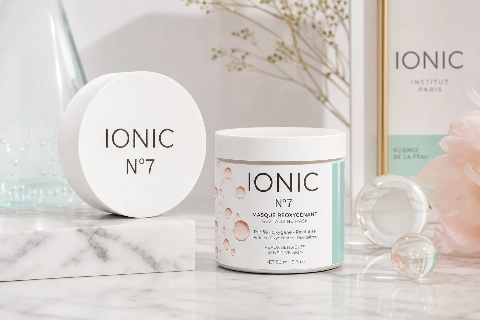 Gamme soins professionnelle IONIC — cosmétique haut de gamme